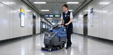 大犀SE-XH01手推式洗地机交通枢纽用图